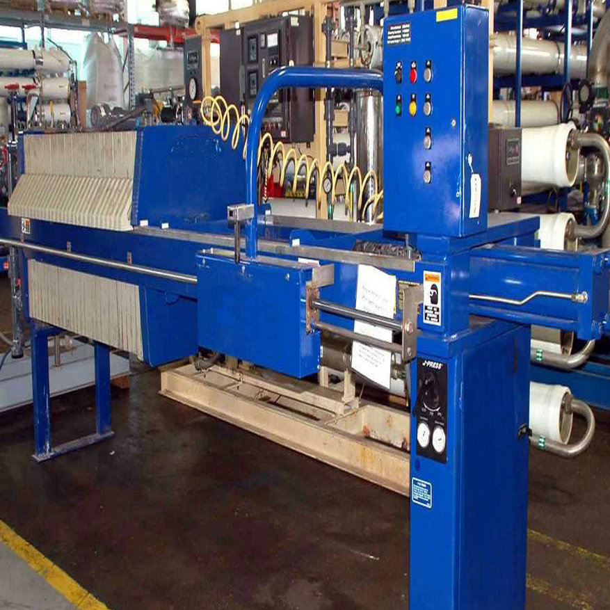 Bandeja de goteo de acero prensado automático Filtro prensa mecánica