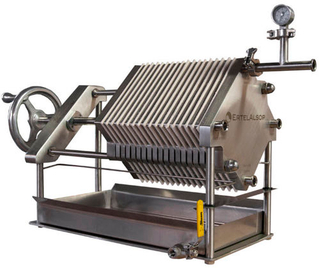 Prensa de filtro de cámara de acero inoxidable 304 para la industria alimentaria