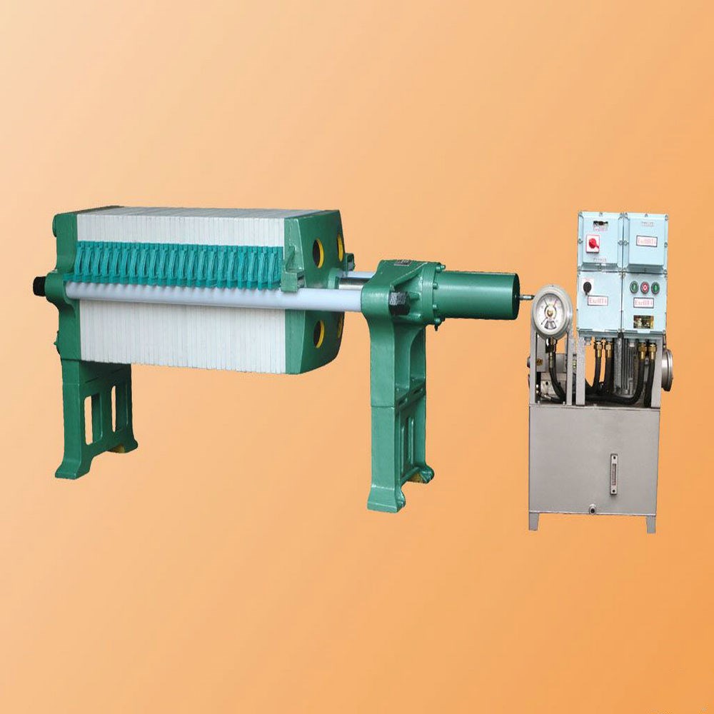 Prensa de filtro de cámara de aguas residuales automática en industrial