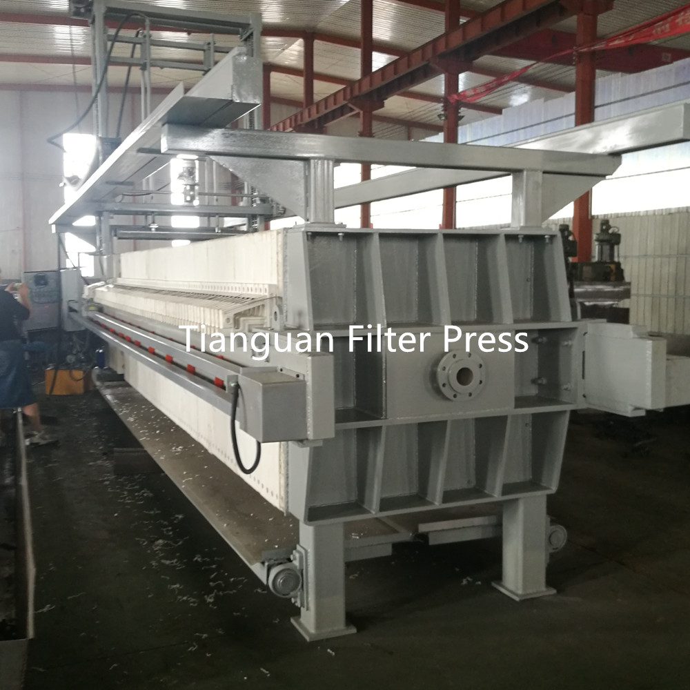 Prensa de filtro de cámara de arcilla de cerámica hidráulica de alta eficacia