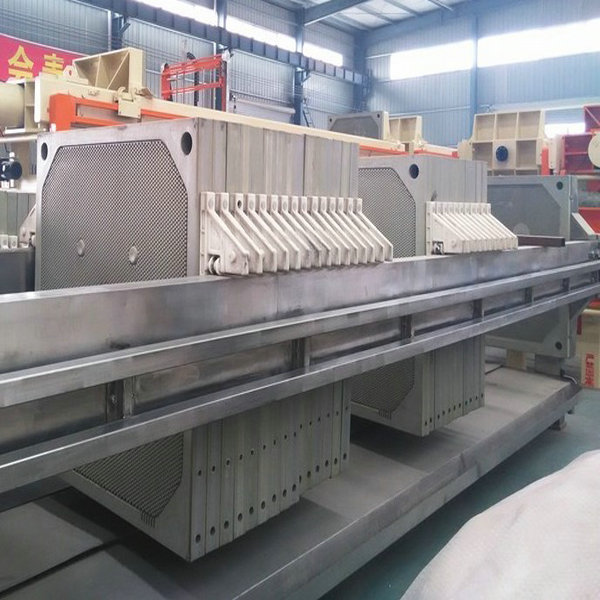 Industria papelera Filtro prensa de hierro fundido Lavado automático