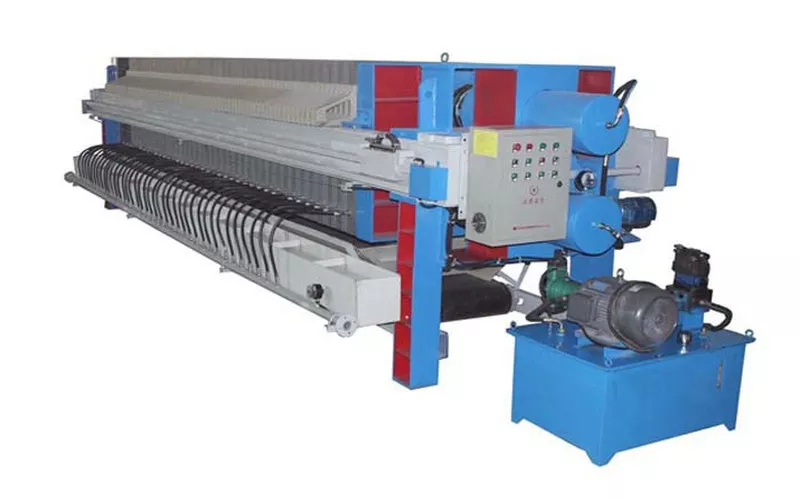 Filtro prensa automático de acero inoxidable para la industria química