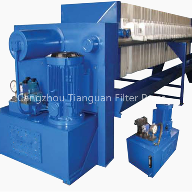 Precio de fábrica de la prensa de filtro de membrana de la cámara de la prensa hidráulica